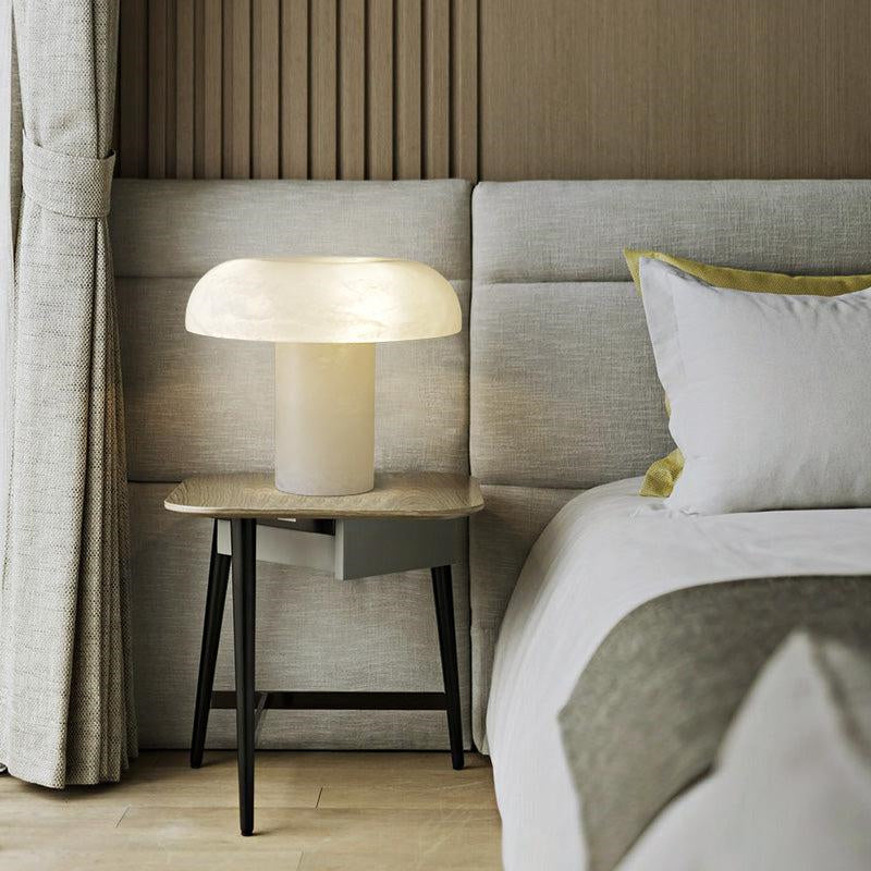 Janet Alabaster Mushroom Table Lamp, Bedside Table Lamp