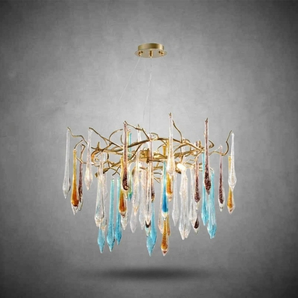 JC Teardrop Crystal Chandelier