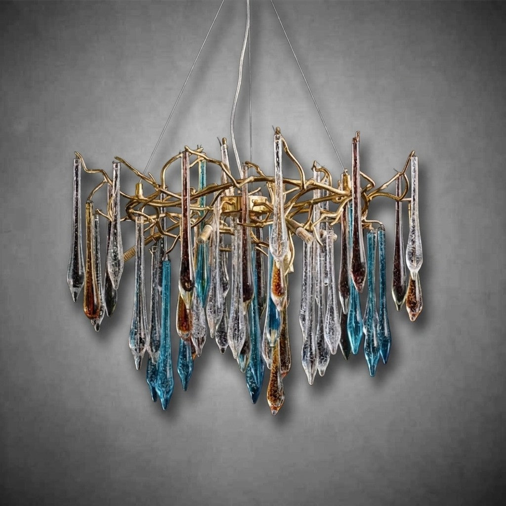 JC Teardrop Crystal Chandelier