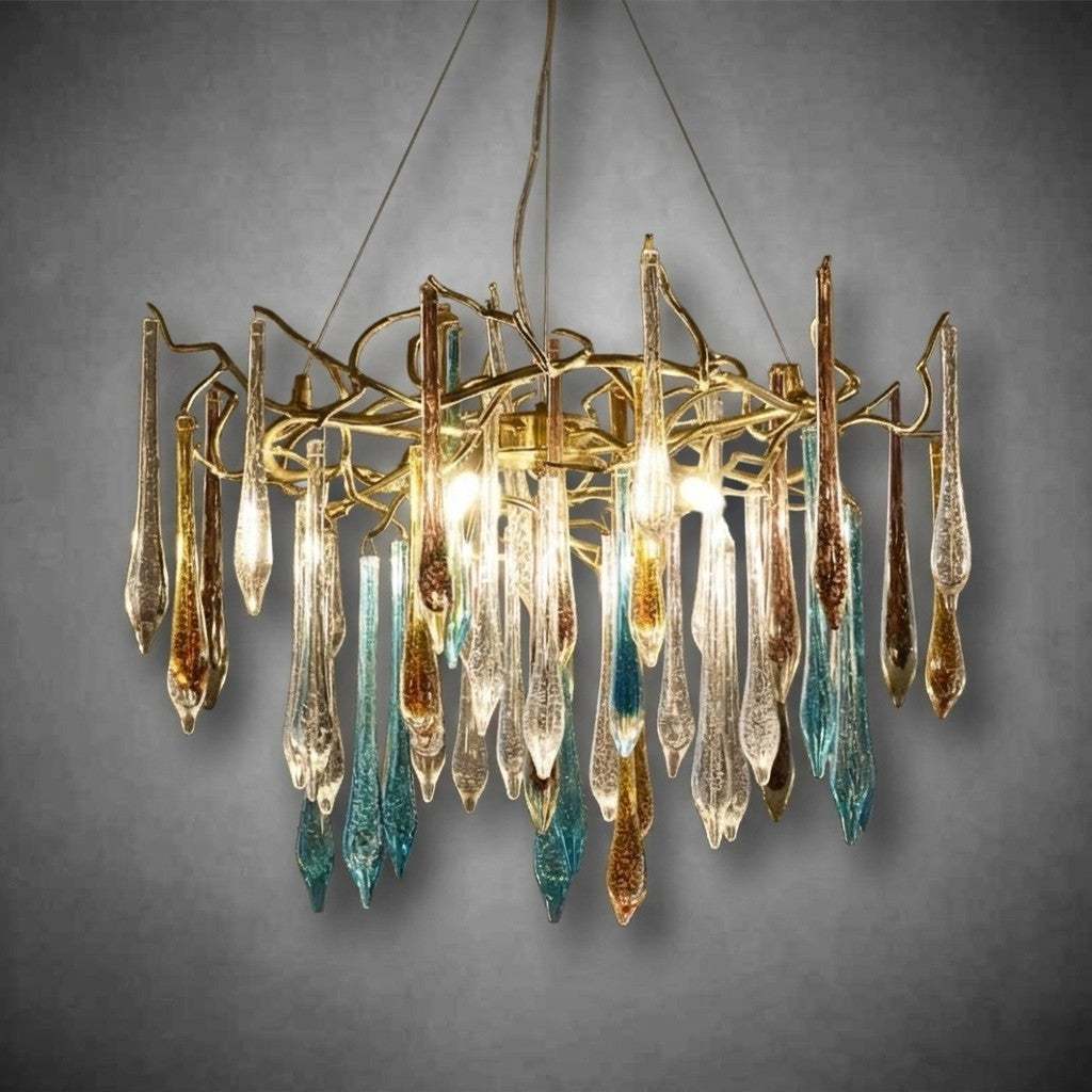 JC Teardrop Crystal Chandelier