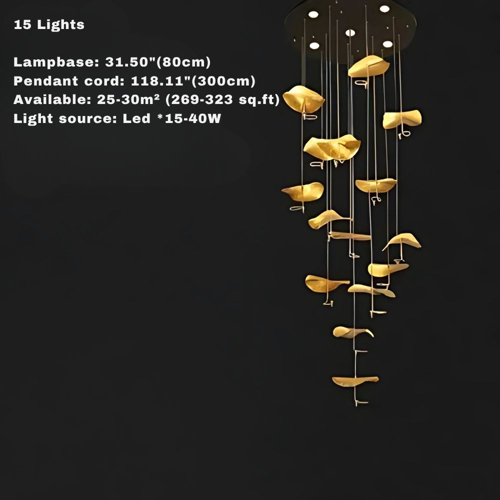 Jenissa Vintage Staircase Chandelier  Seus Lighting