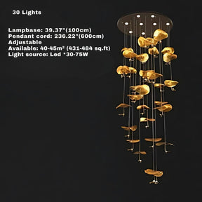 Jenissa Vintage Staircase Chandelier  Seus Lighting