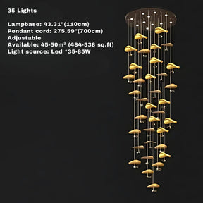 Jenissa Vintage Staircase Chandelier  Seus Lighting