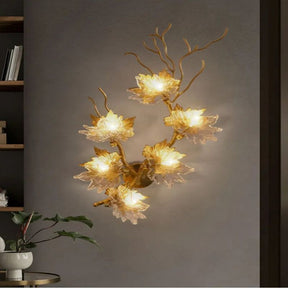 Jessie Glass Wall Sconce