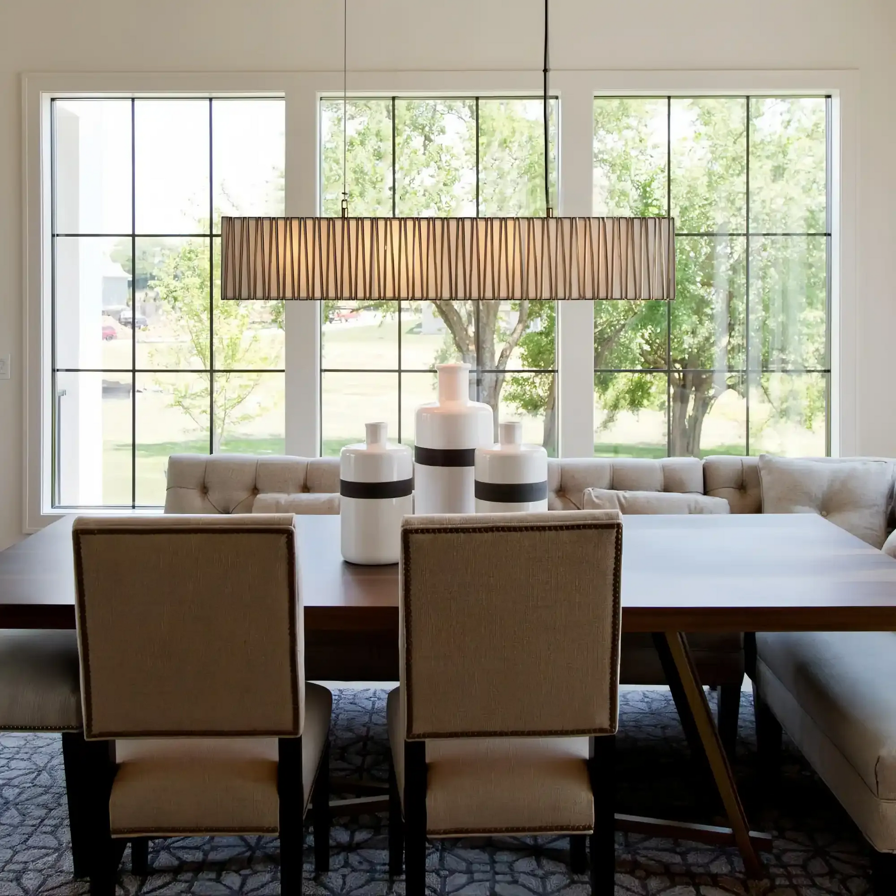 Jeunet Rectangular Chandelier