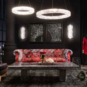 Karen Calcite Ring Chandelier 30″39″