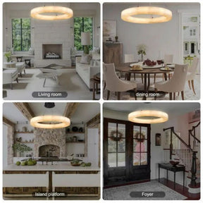 Karen Calcite Ring Chandelier 30″39″