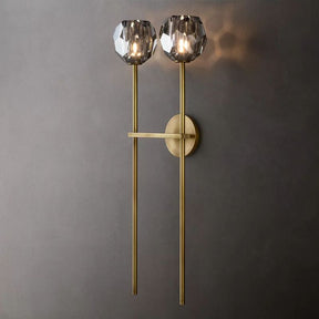 Kelly Glass Double Grand Wall Sconce