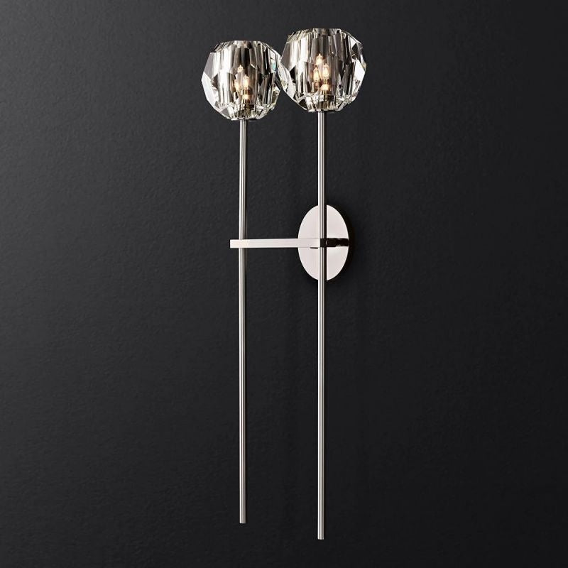 Kelly Glass Double Grand Wall Sconce