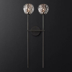 Kelly Glass Double Grand Wall Sconce