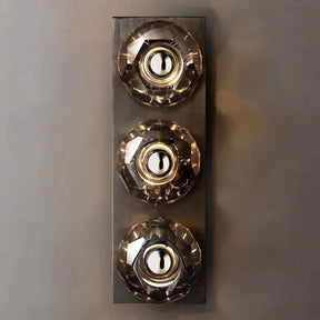 Kelly Glass Linear Short Wall Sconce