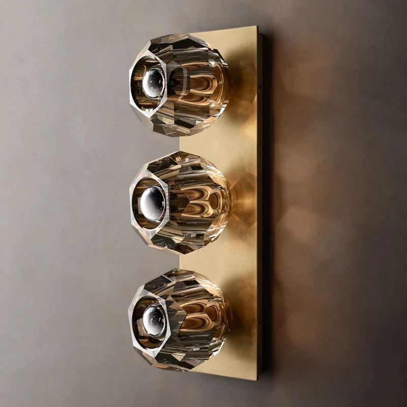 Kelly Glass Linear Short Wall Sconce