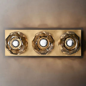 Kelly Glass Linear Short Wall Sconce
