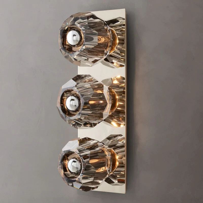 Kelly Glass Linear Short Wall Sconce