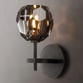 Kelly Glass Short Wall Sconce