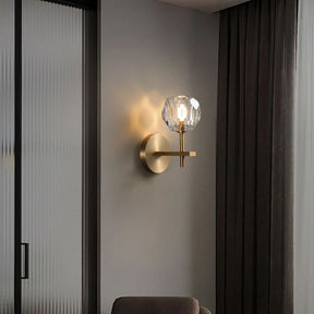 Kelly Glass Short Wall Sconce