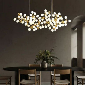 Kenneth Fashion Grape Linear Chandelier for Dining Room