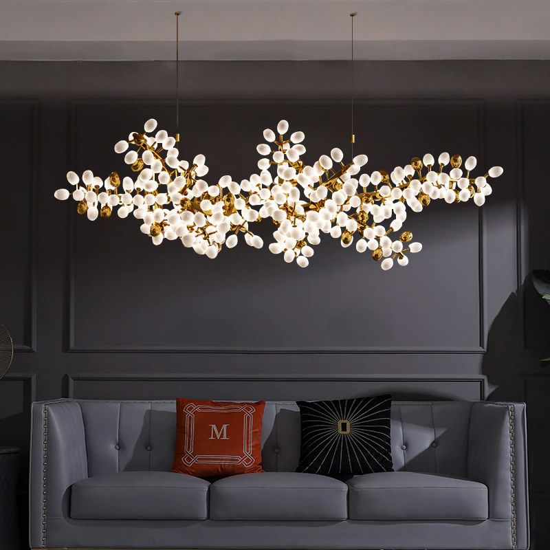 Kenneth Fashion Luxury Horizontal Grape Chandelier