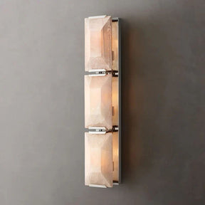 Kiko Calcite Triple Sconce