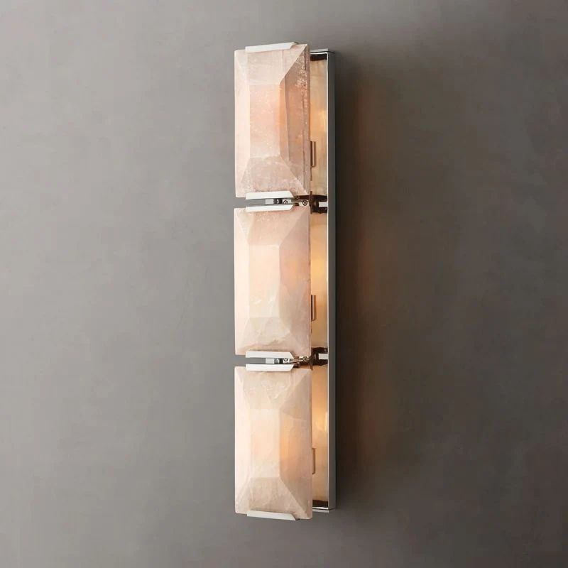 Kiko Calcite Triple Sconce