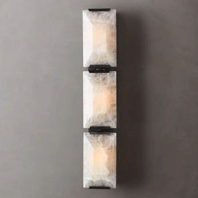 Kiko Calcite Triple Sconce