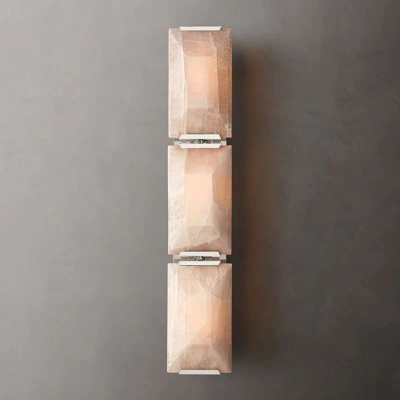 Kiko Calcite Triple Sconce