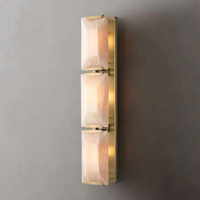 Kiko Calcite Triple Sconce