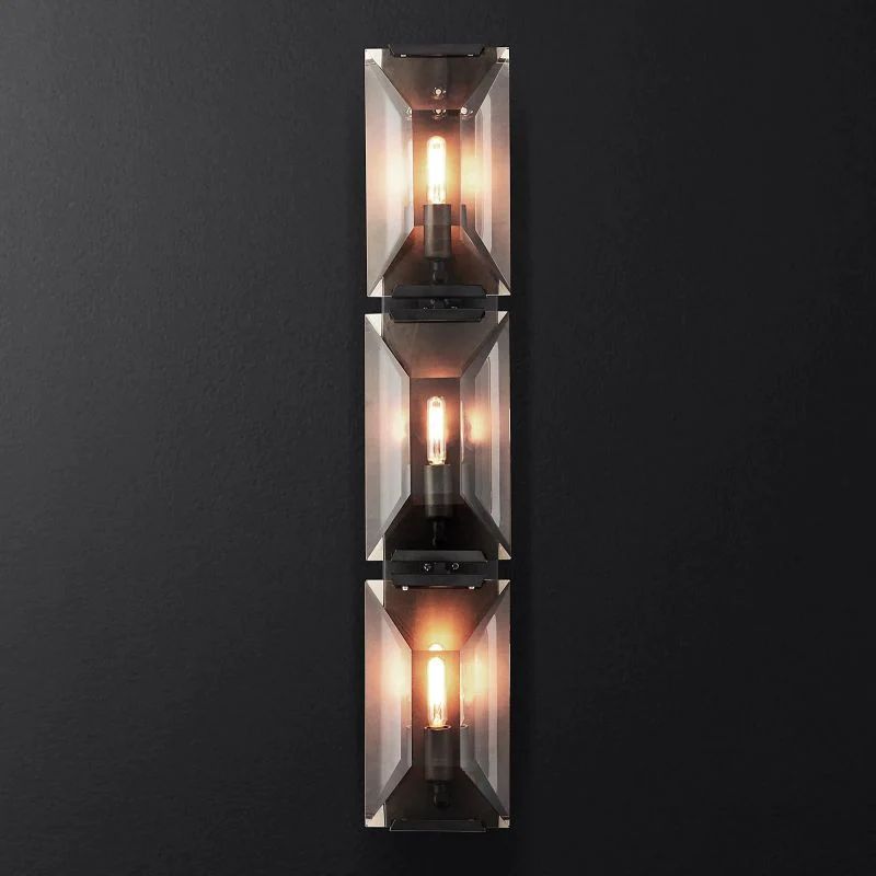 Kiko Crystal Triple Wall Sconce