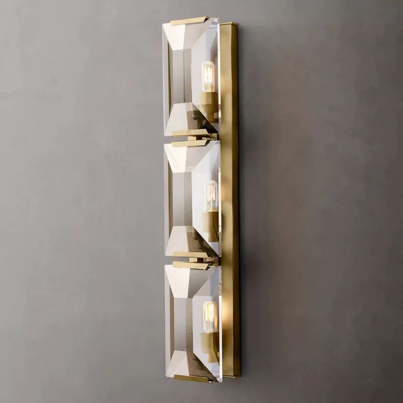 Kiko Crystal Triple Wall Sconce