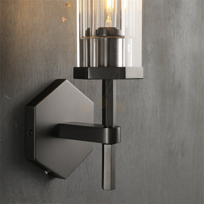Kimberly Lambe Hexagonal Wall Sconce 14¼"H for Bedroom, Living Room, Kitchen Island
