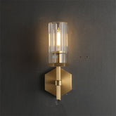 Kimberly Lambe Hexagonal Wall Sconce 14¼"H for Bedroom, Living Room, Kitchen Island