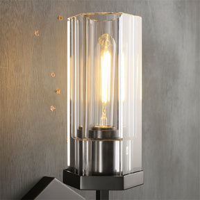 Kimberly Lambe Hexagonal Wall Sconce 14¼"H for Bedroom, Living Room, Kitchen Island