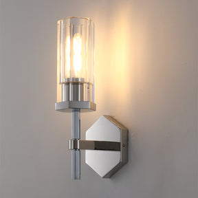 Kimberly Lambe Hexagonal Wall Sconce 14¼"H for Bedroom, Living Room, Kitchen Island