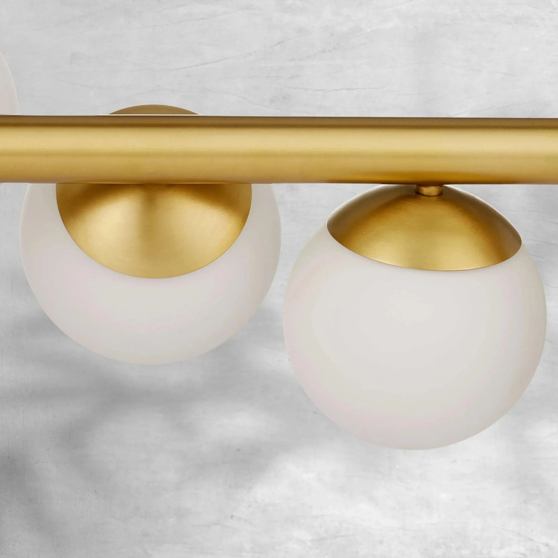 Kinney Linear Brushed Brass 9-Globe Modern Dimmable Chandelier