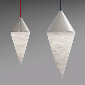 Conus Alabaster Chandelier - Merlin Lamps