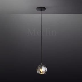 Kristal Ball Crystal Pendant Lighting, Minimalist Pendant Lamp Perfect for Modern Kitchen Islands