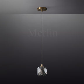 Kristal Ball Crystal Pendant Lighting, Minimalist Pendant Lamp Perfect for Modern Kitchen Islands