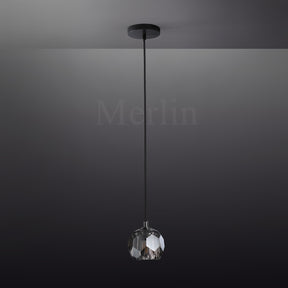 Kristal Ball Crystal Pendant Lighting, Minimalist Pendant Lamp Perfect for Modern Kitchen Islands