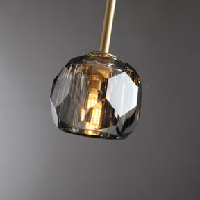 Kristal Ball Crystal Pendant Lighting, Minimalist Pendant Lamp Perfect for Modern Kitchen Islands