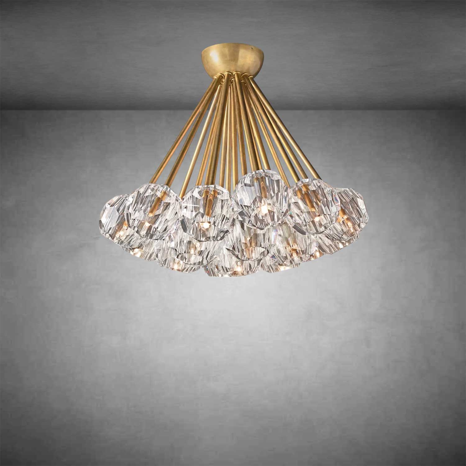 Kristal Ball Flushmount 24"