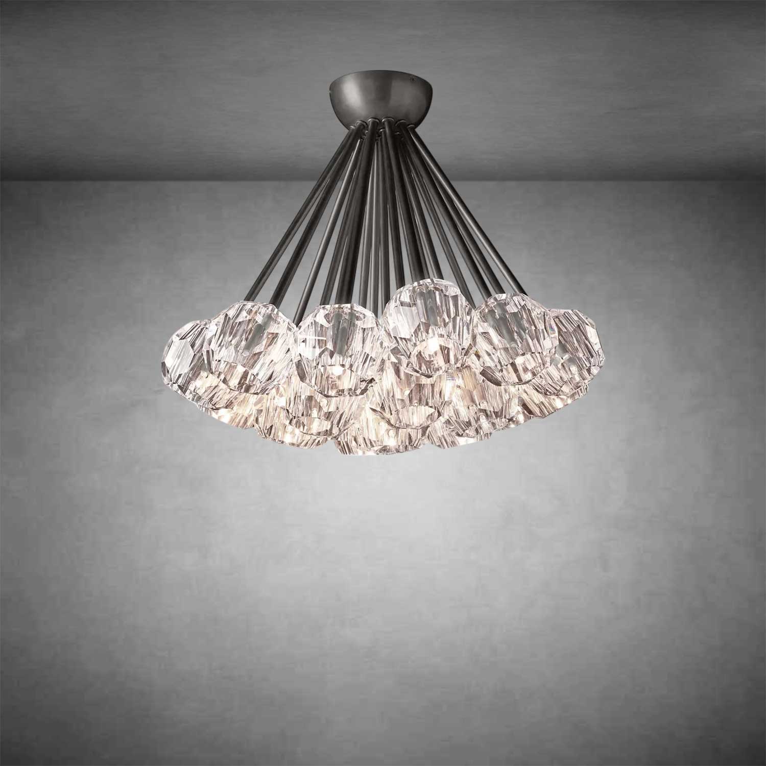 Kristal Ball Flushmount 24"