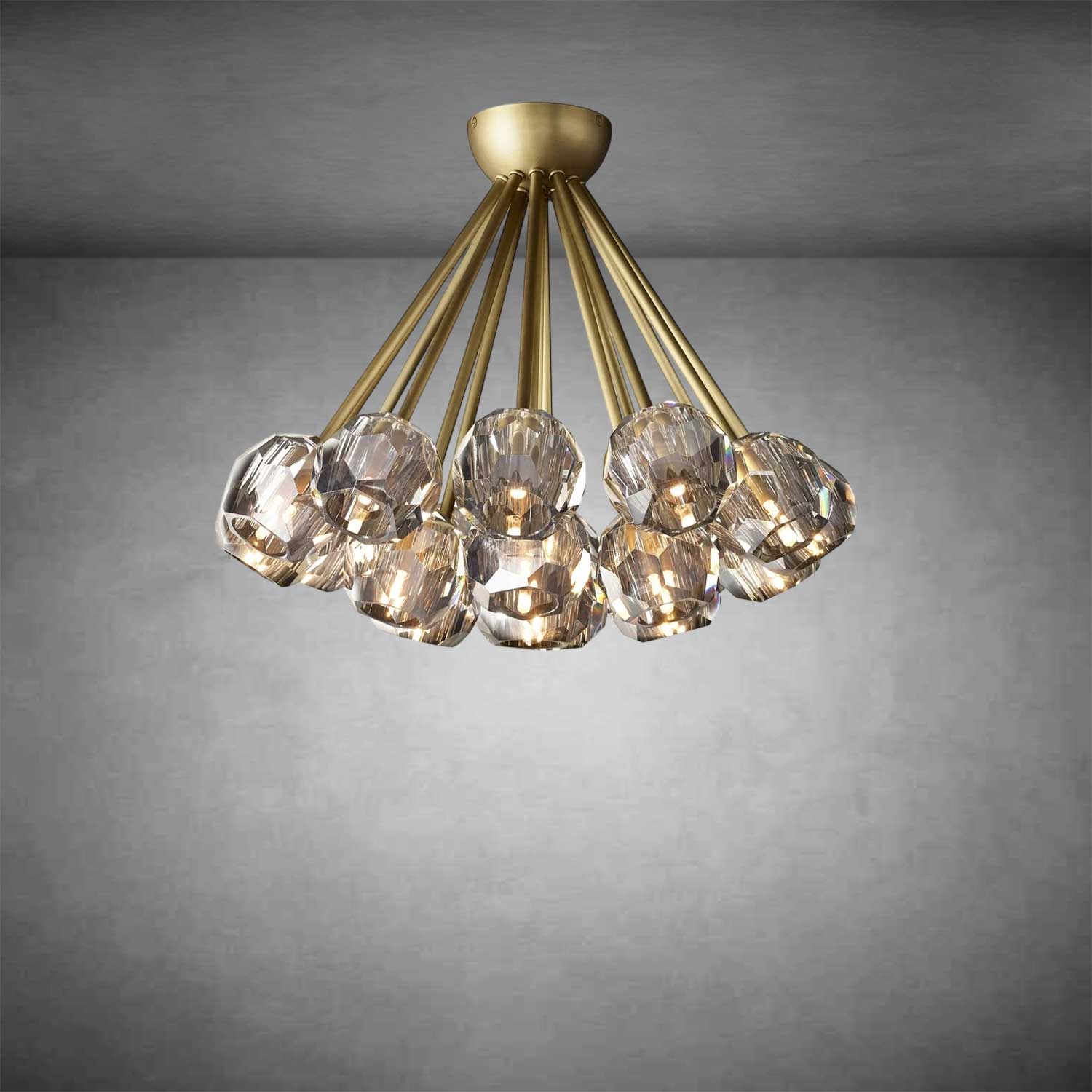 Kristal Ball Flushmount 24"