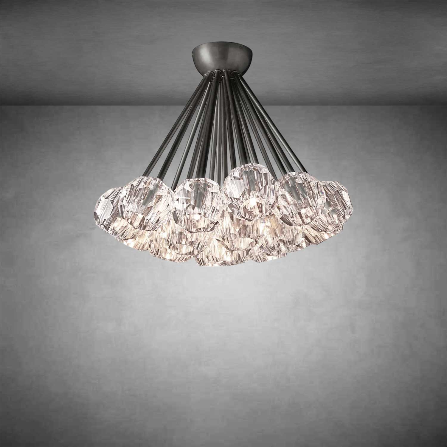 Kristal Ball Flushmount 24"