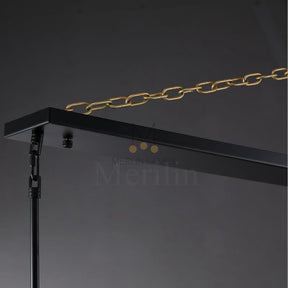 Kristal Ball Linear Crystal Chandelier, Dining Table Lamp, Kitchen Island Lamp