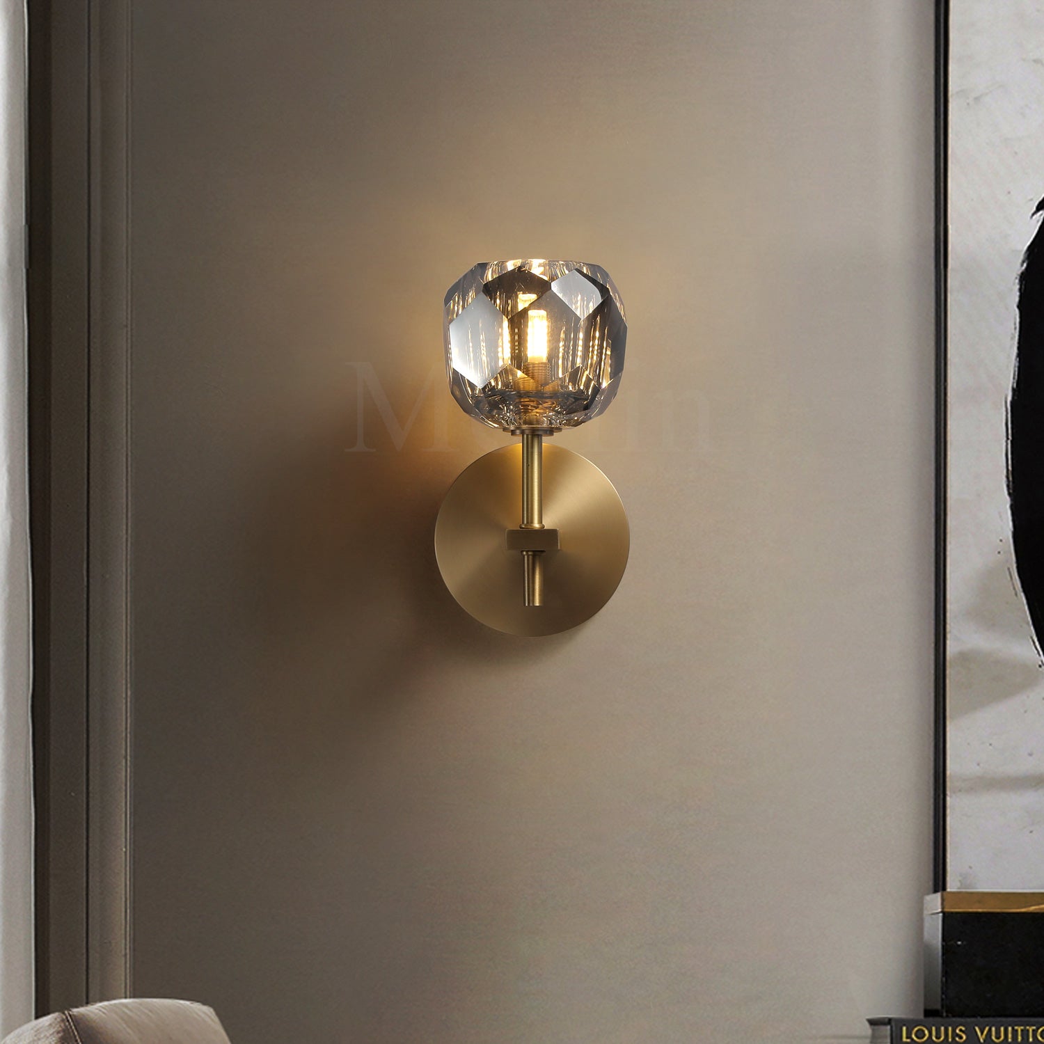 Kristal Modern Crystal Wall Lamp for Bedroom Living Room