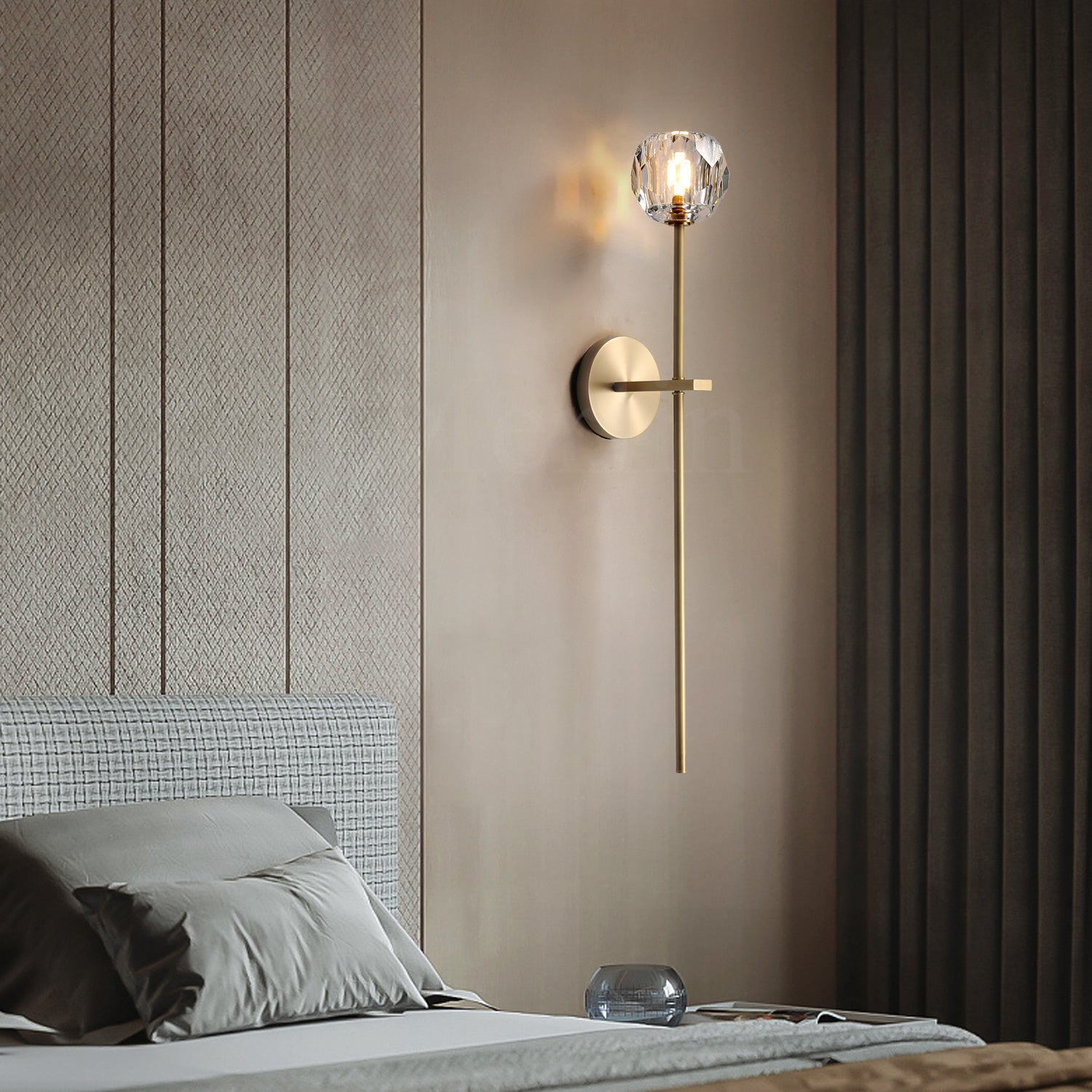 Kristal Modern Crystal Wall Lamp for Bedroom Living Room