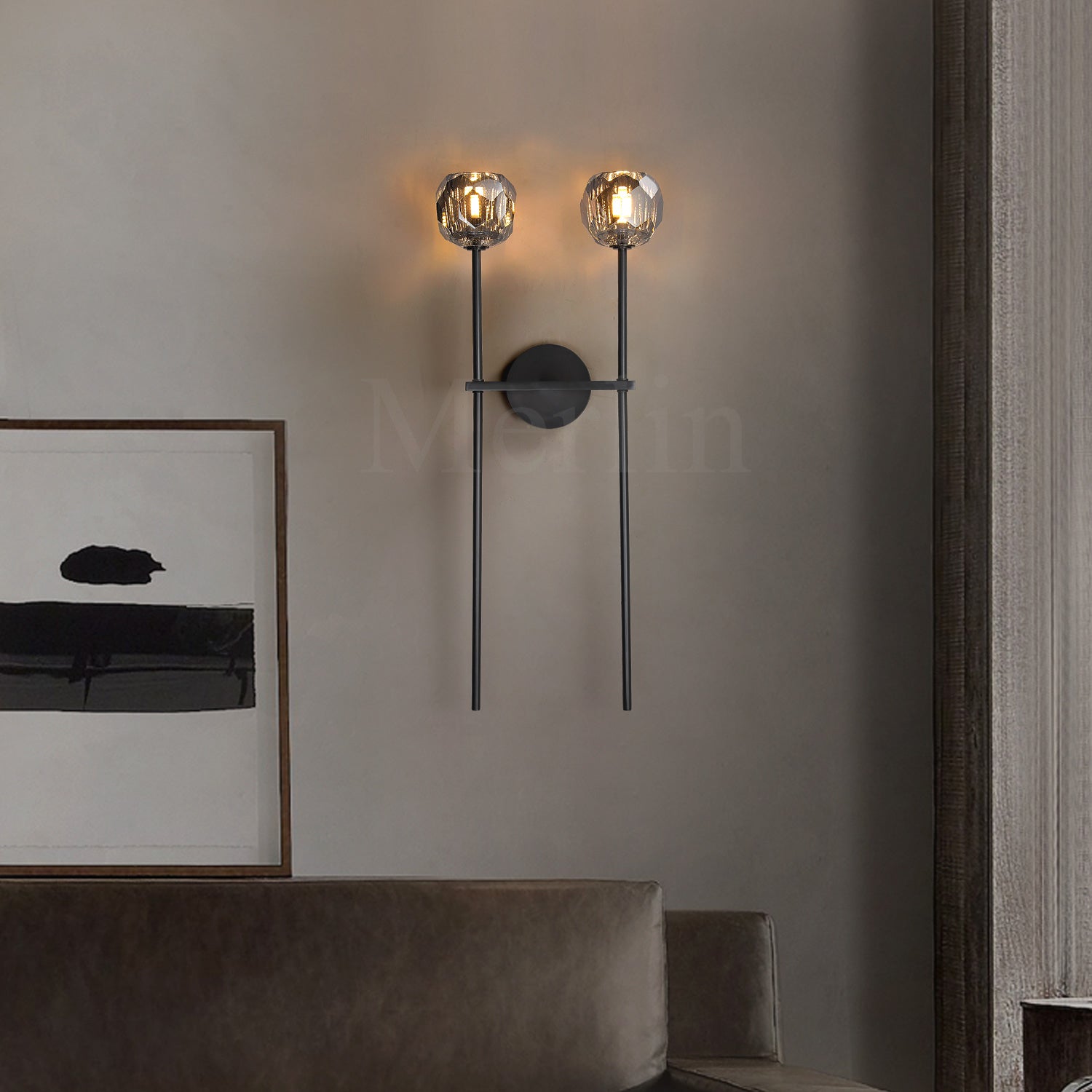 Kristal Modern Crystal Wall Lamp for Bedroom Living Room