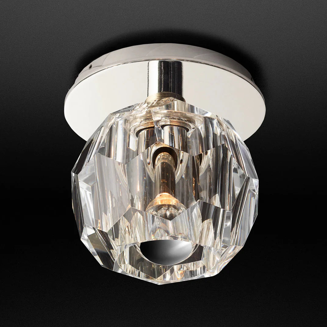 Kristal Single Ball Flush Mount