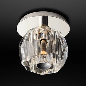 Kristal Single Ball Flush Mount