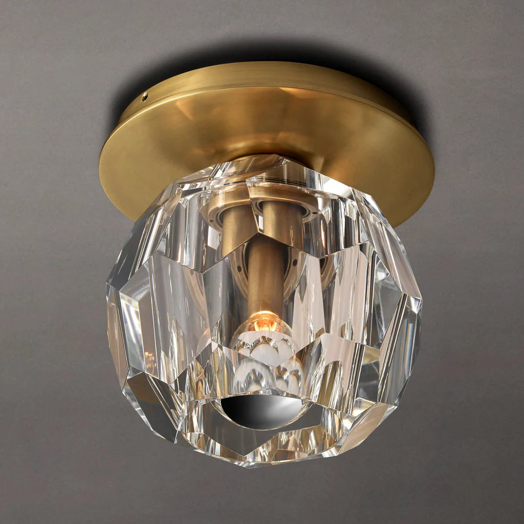 Kristal Single Ball Flush Mount